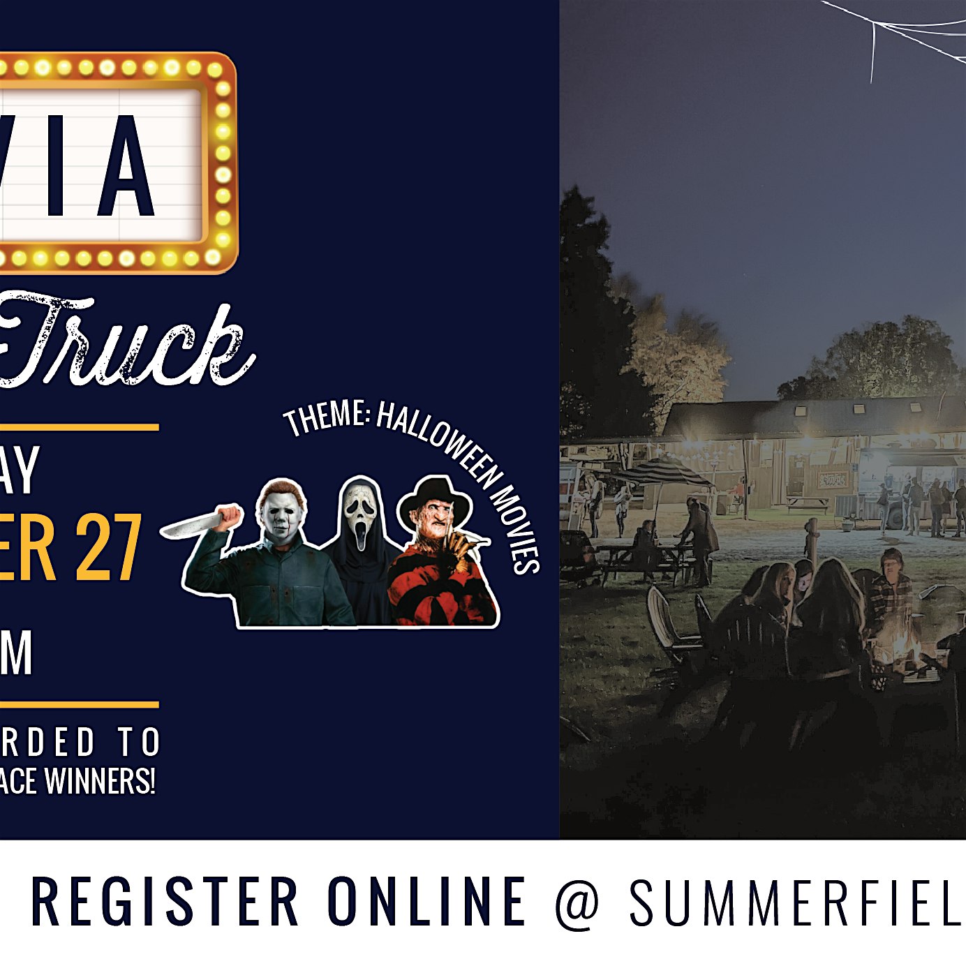 Halloween Movie Trivia at The Truck